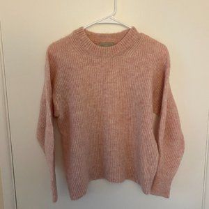 Everlane Alpaca Crew, Pink, Size Small
